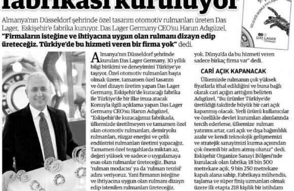 19.01.2013 Tarihli Yeni Şafak Eskişehir Gazetesi Haberi